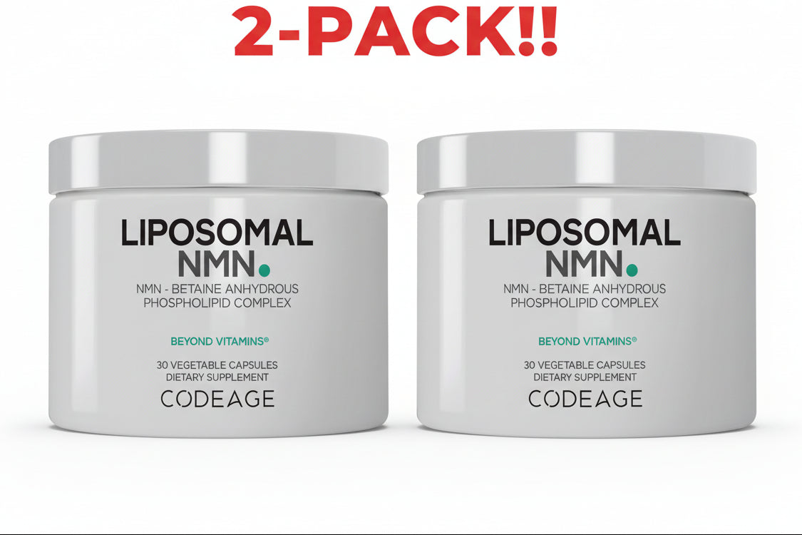 Codeage Liposomal NMN  Supplement Unflavored  30 Capsules 2Pack! 60 Capsules Total