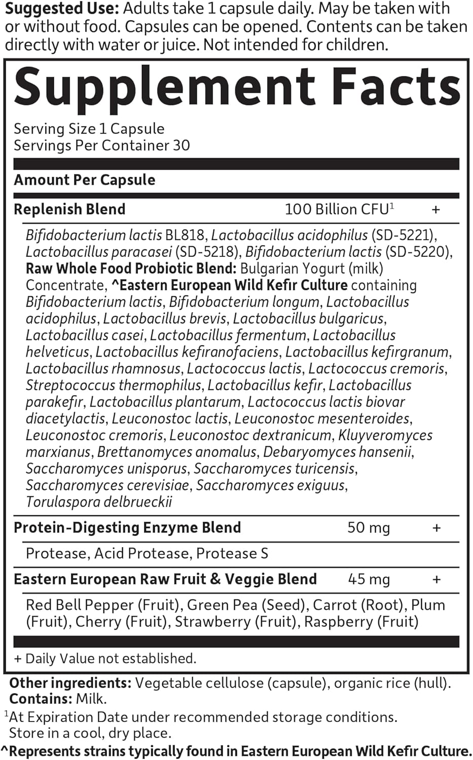 Garden of Life RAW Probiotics Ultimate Care 30 Vegetarian Capsules 2Pack! 60 Capsule Total