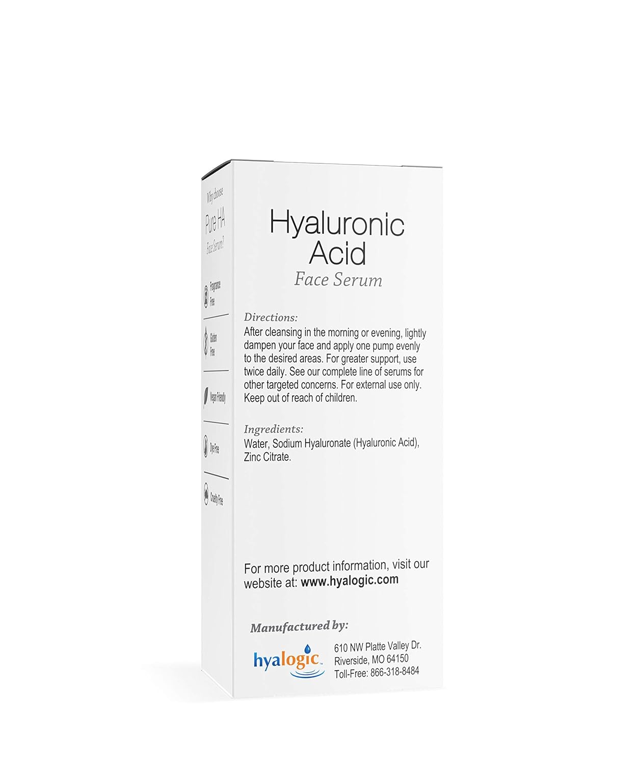 Hyalogic Episilk Pure HA Facial Serum 1 oz