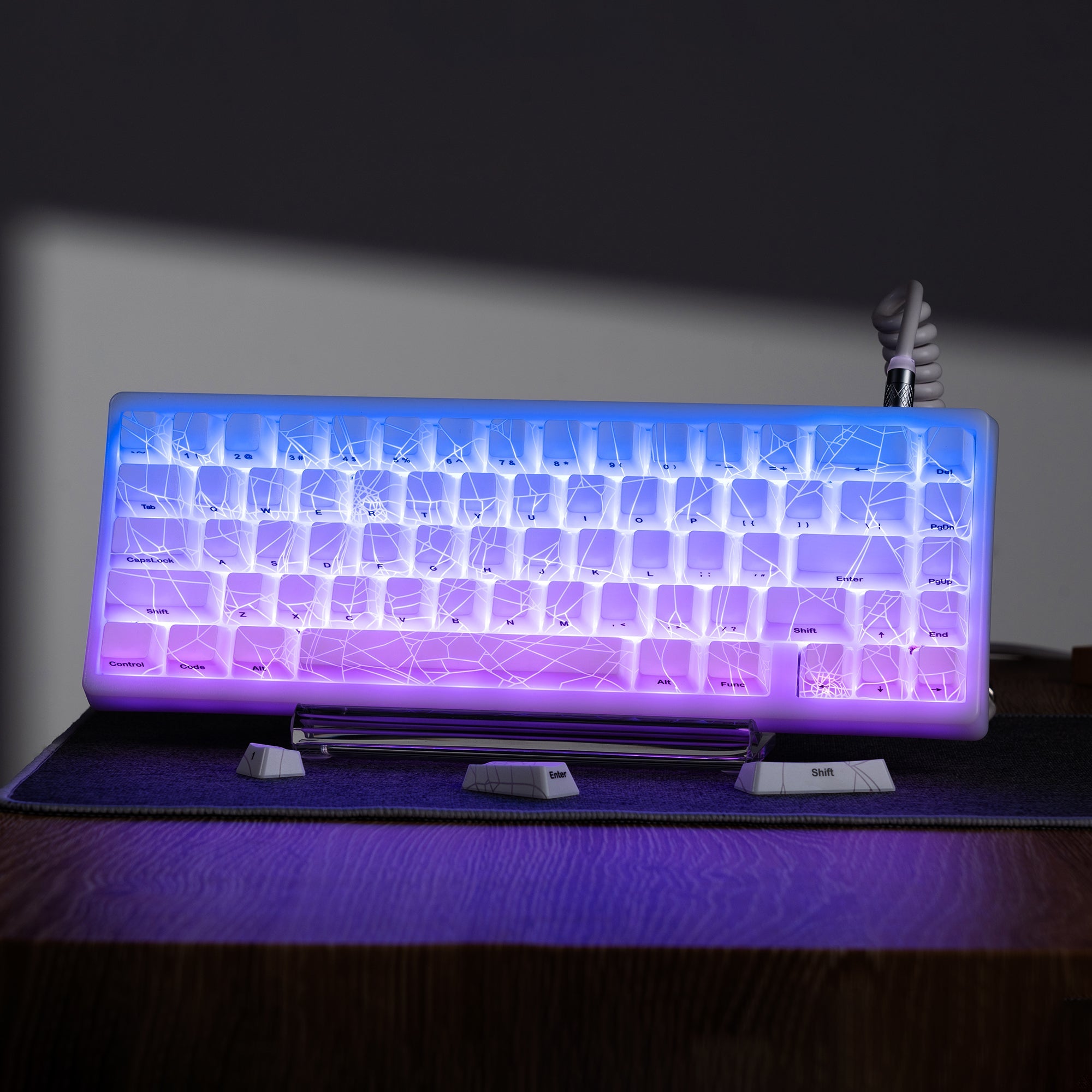 XVX  SPIDER WEB Version Pattern OEM Profile IMD-Tech Keycap Set