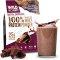 Wild Society Nutrition Dutch Chocolate Whey Protein Powder (17.9 oz) | 25g High-Purity Protein | Low Carb & Gluten Free