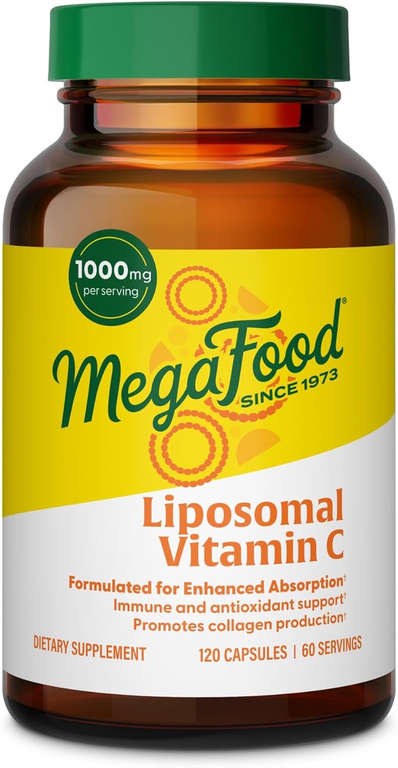MegaFood Liposomal Vitamin C Unflavored 120 Capsules