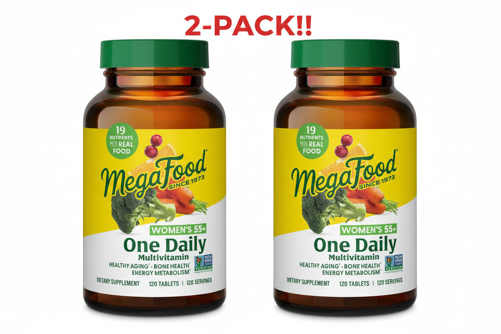 MegaFood Women 55+ One Daily 60 tablets 2Pack! 120 Tablets Total