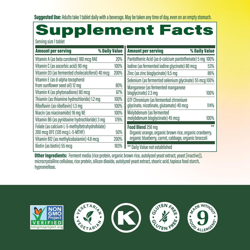MegaFood Women 55+ One Daily 60 tablets 2Pack! 120 Tablets Total