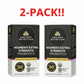 Ancient Nutrition Organic Women's Extra Strength Probiotics Double Pack (2 x 60 Capsules) - 50 Billion CFU SBOs