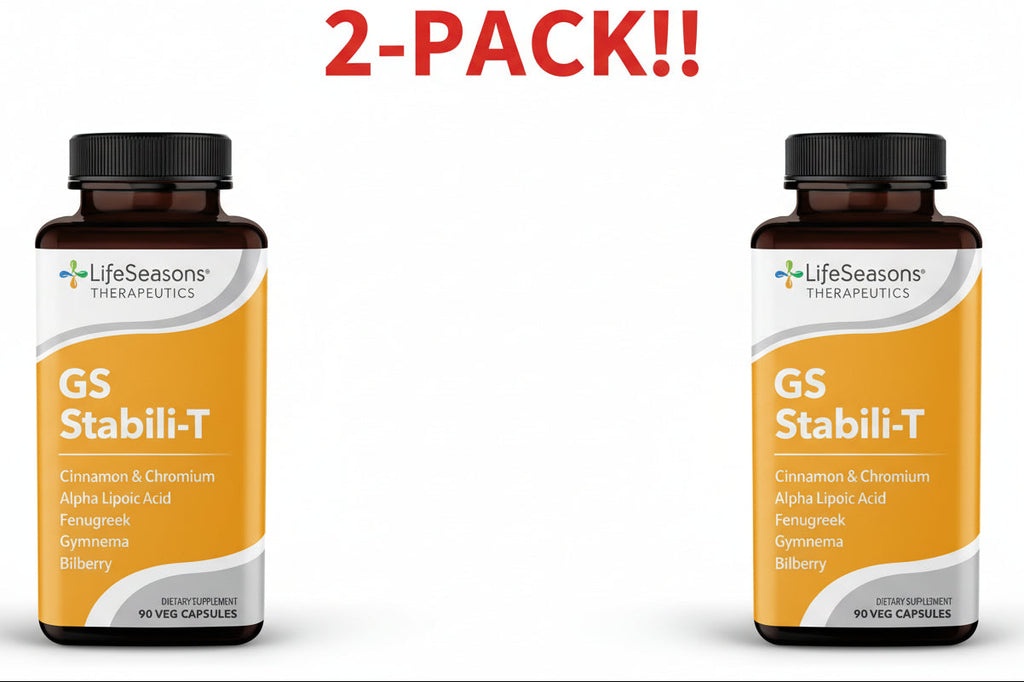 LifeSeasons GS Stabili-T 90 Vegetarian Capsules 2Pack! 180 Capsules Total