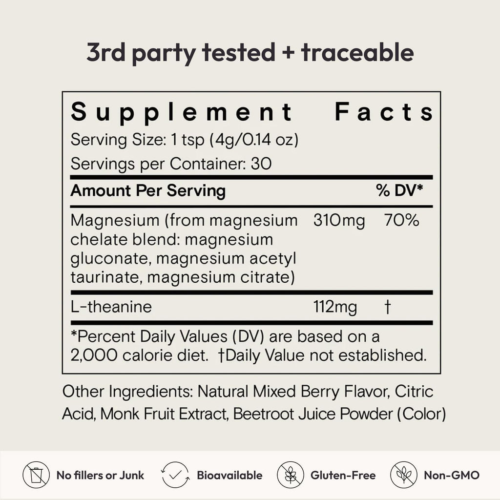 Moon Juice Magnesi-Om Berry Calm  4.2 oz