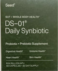 SEED DS-01 Daily Synbiotic (Probiotic + Prebiotic) | 24 Strains for Gut, Skin & Digestive Health | 60 Capsules (30-Day Supply)