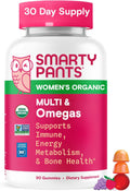 SmartyPants Organic Women's Multivitamin Gummies, 120 Count (30 Day Supply) – Plus Available DISCOUNTS!!