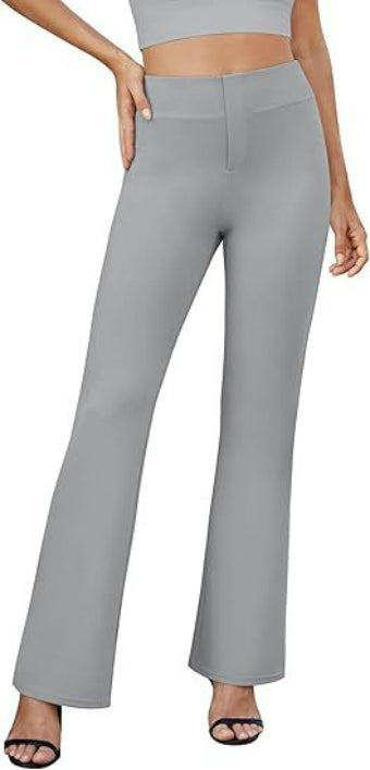 Business-Casual High-Waisted Stretch Trousers for Women