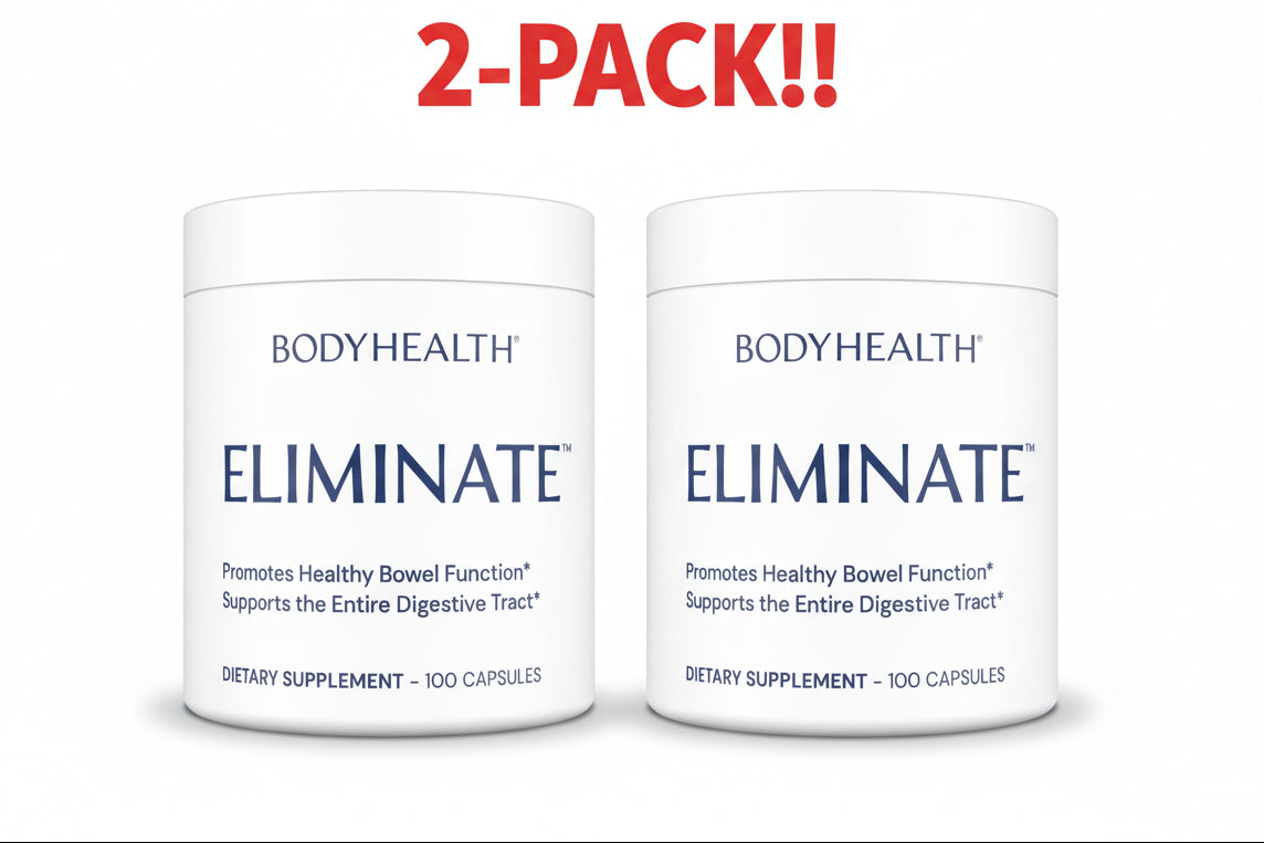 BodyHealth Intestinal Cleanse & Colon Detox, 100 Capsules 2 Pack! (200 capsules) Total