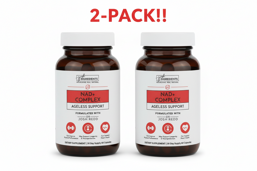Just Ingredients NAD+ Complex Ageless Support  60 Capsules 2Pack! 120 Capsules Total
