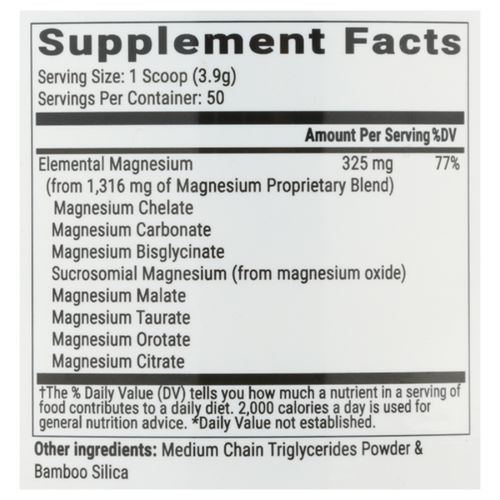 Bioptimizers Magnesium Breakthrough Powder (Unflavored), 6.88 oz - 7 Forms of Magnesium for Sleep, Stress & Energy