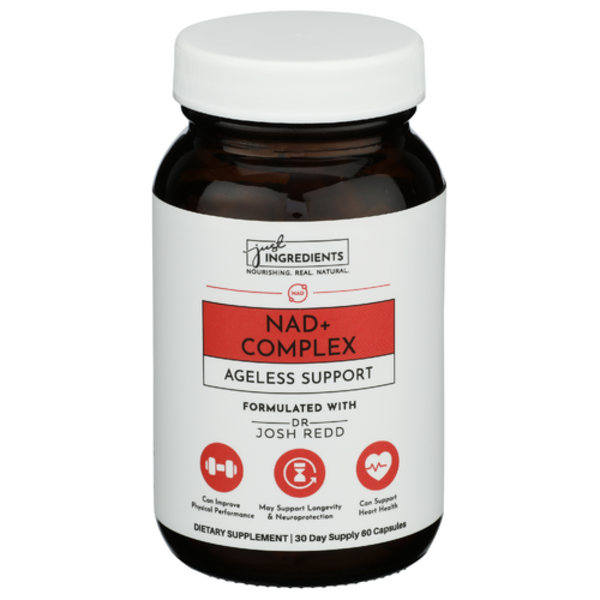 Just Ingredients NAD+ Complex Ageless Support  60 Capsules