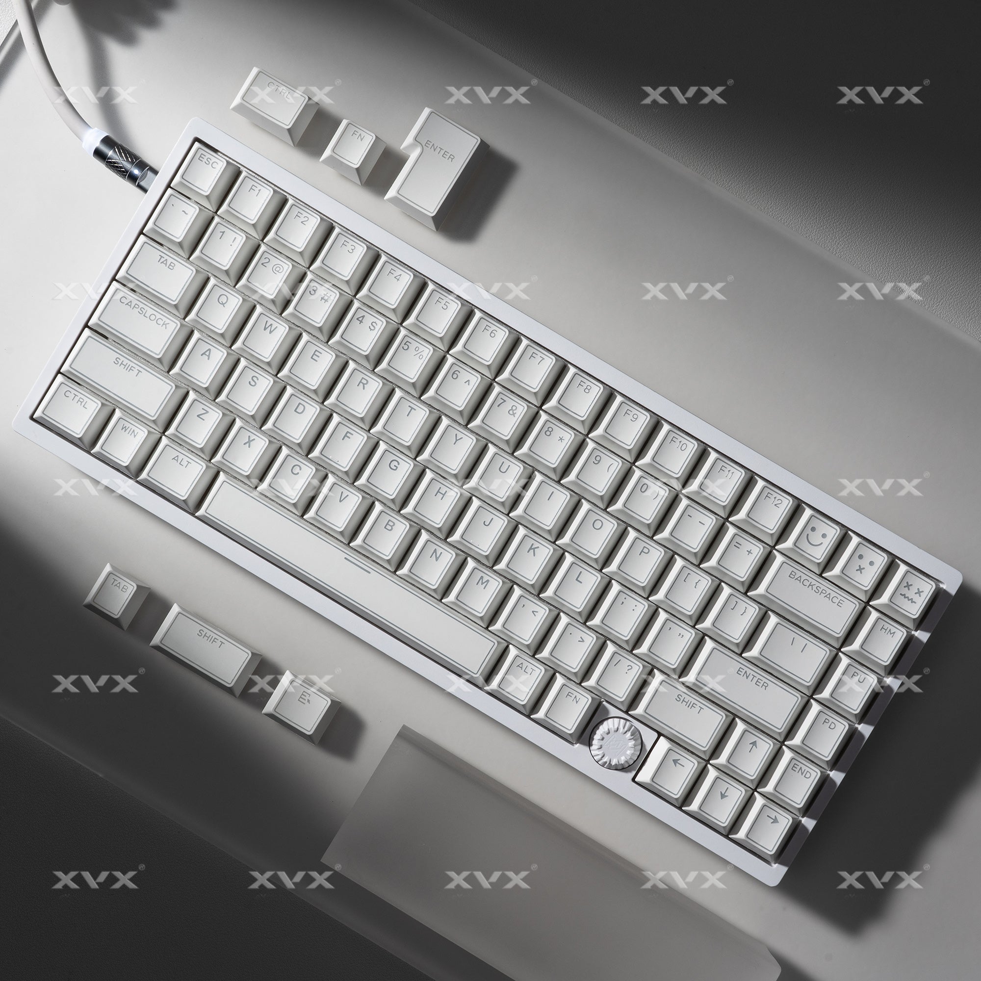XVX PRISM Shine-Through  Double shot Cherry Profile PBT Keycap Set 142-key