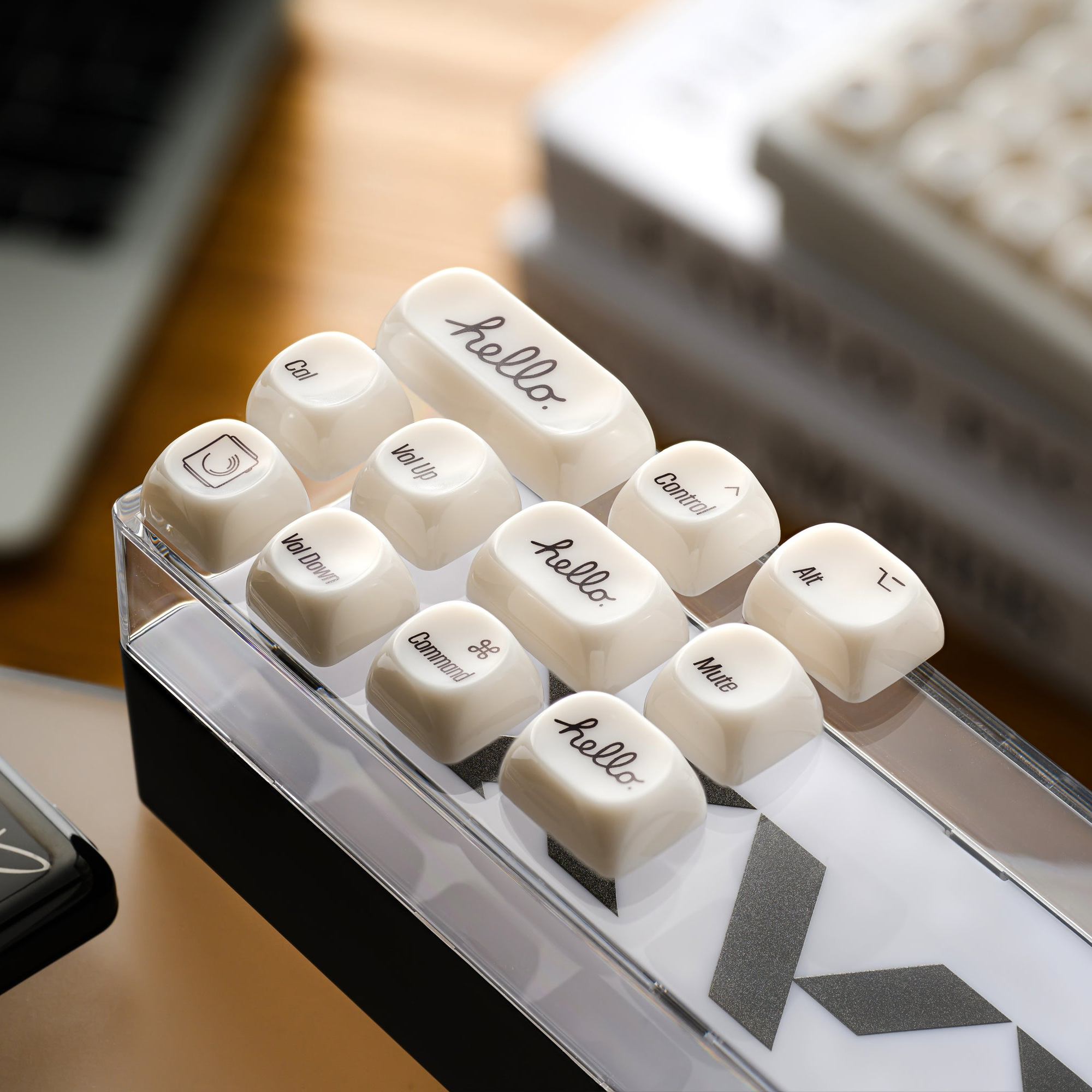 XVX White Chocolate MOA Profile Translucent 139-Key PC Keycap Set