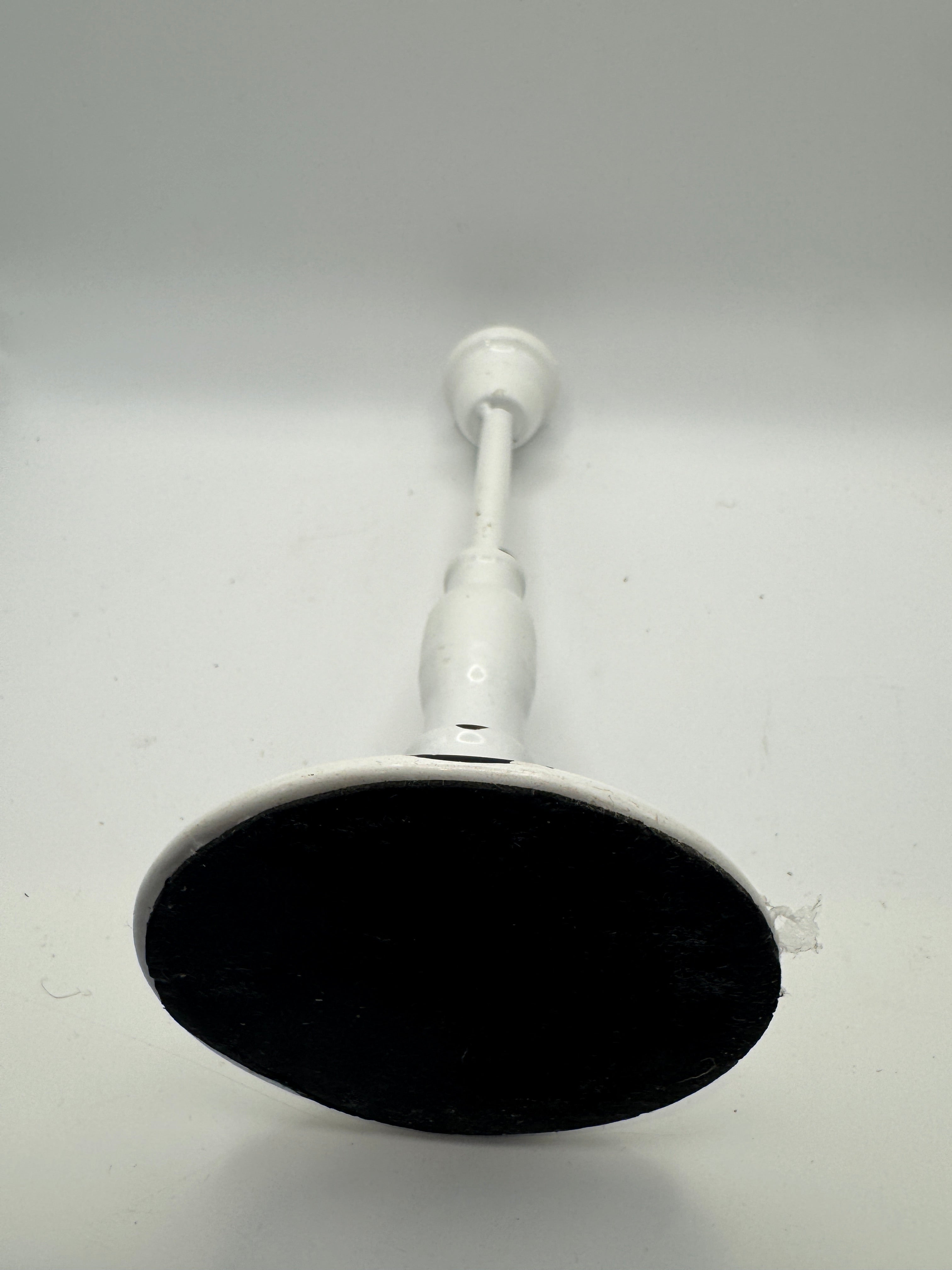 Distressed White Metal Candle Holder (9" or 11")