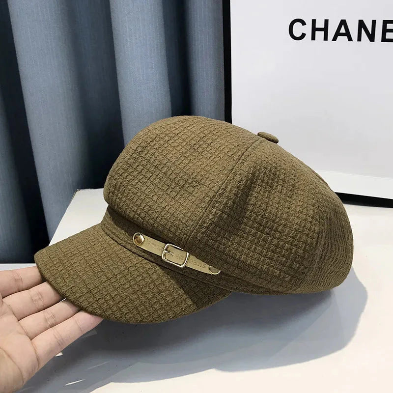 Women’s Octagonal Newsboy Beret
