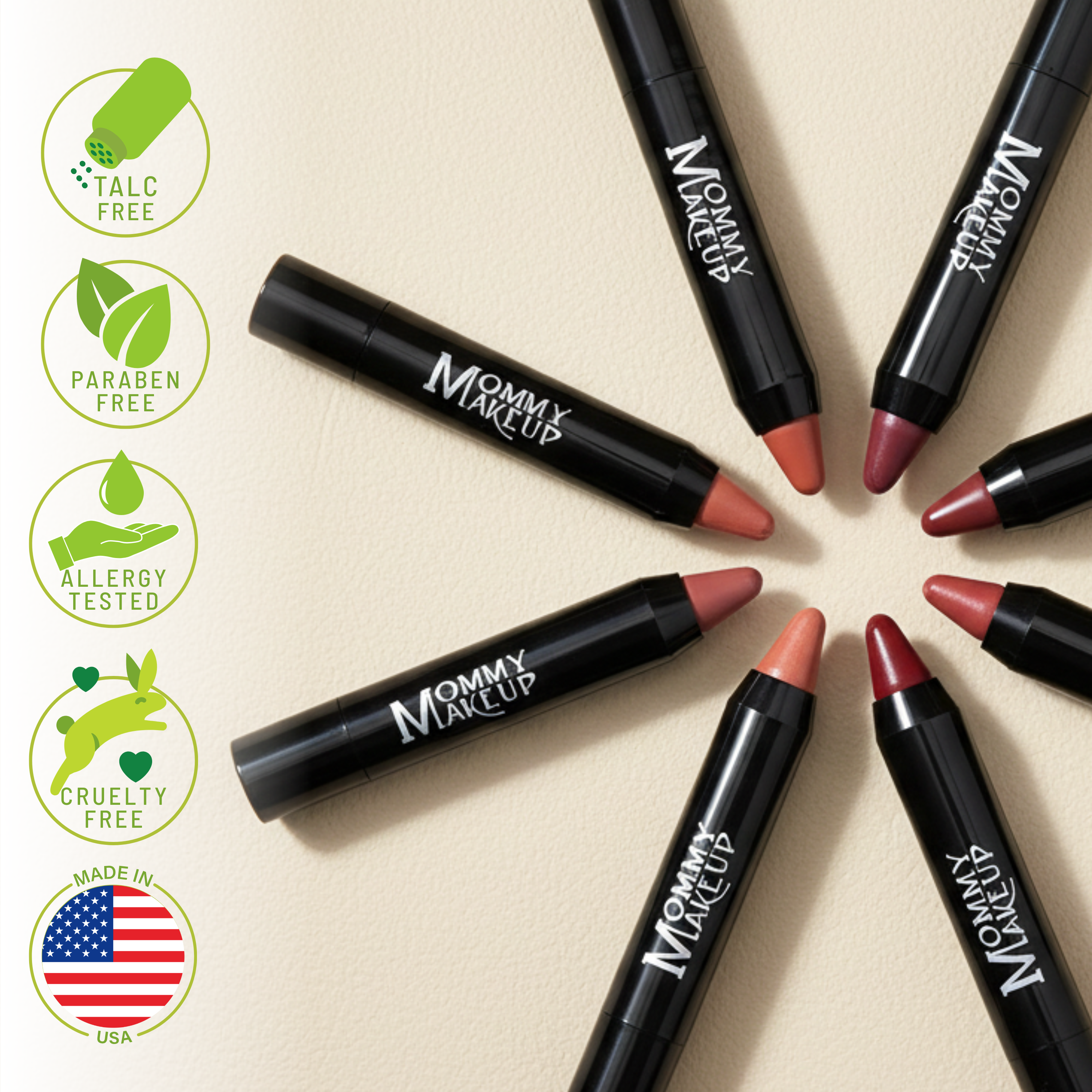 Triple Sticks Lipstick, Cream Blush, and Treatment in Bare Babe