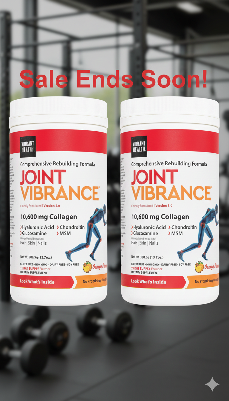 Vibrant Health Joint Vibrance | 2-Pack Offer! 13.7 Ounces Each, Cartilage & Joint Support