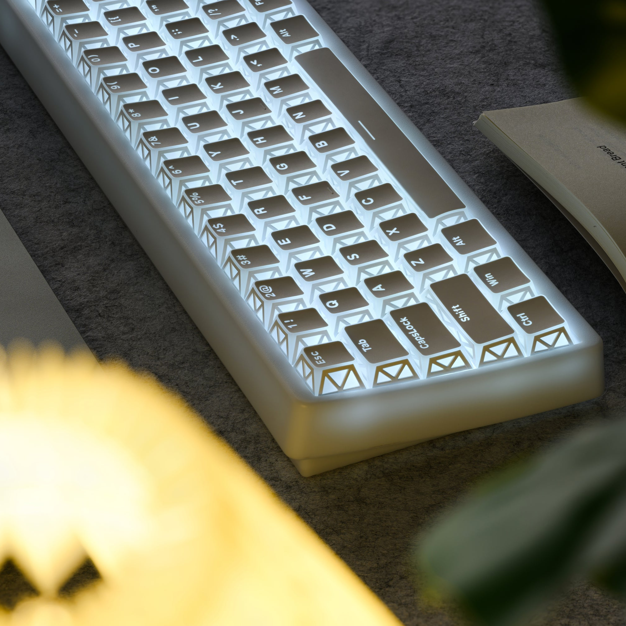 XVX PRISM Refraction Shine-Through Cherry Profile 130-Key PBT Keycap Set