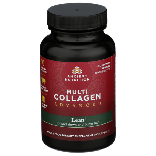 Ancient Nutrition Lean Multi Collagen Protein 90 Capsules – Weight Management & Full-Spectrum Collagen
