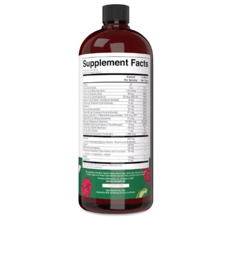 MaryRuth's Liquid Multivitamin + Hair Growth  Dragon Fruit Melon 30 fl oz 2Pack! 60 fl oz Total
