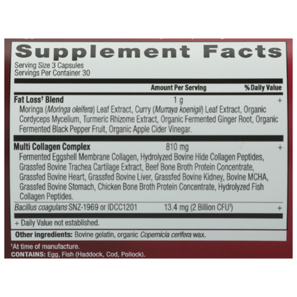 Ancient Nutrition Lean Multi Collagen 90 Capsules 2 Pack! –180 Total Capsules Weight Management & Full-Spectrum Collagen