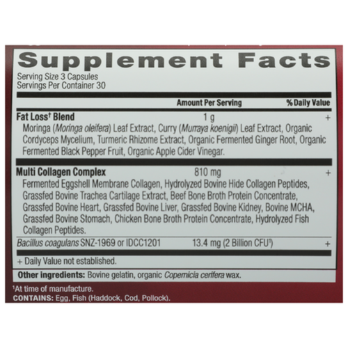 Ancient Nutrition Lean Multi Collagen 90 Capsules 2 Pack! –180 Total Capsules Weight Management & Full-Spectrum Collagen