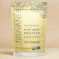 Truvani Organic Banana Cinnamon Plant-Based Protein Powder | 22.19 oz | 20g Protein | Vegan & Clean Ingredients