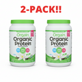 Orgain Organic Plant Based Protein Powder - Vanilla Bean Double Pack (2 x 2.03 lb)