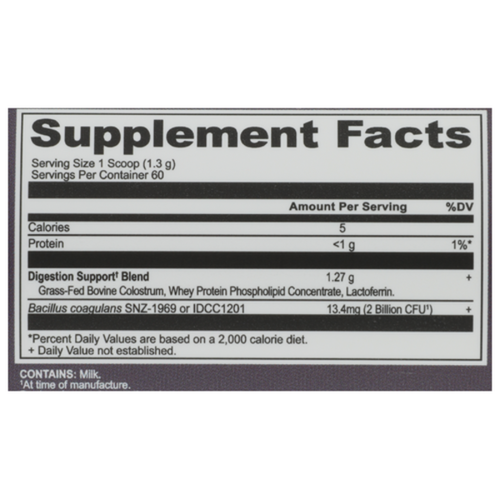 Ancient Nutrition Colostrum Powder Unflavored 2.8oz 2-PACK (56 Servings Total) - Pure Immune & Gut Support Bundle