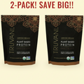 Truvani Organic Chocolate Plant-Based Protein Powder Double Pack! – Rich Chocolate Flavor – 40 Total Servings (2 x 1.48 lbs) – Plus Available DISCOUNTS!!