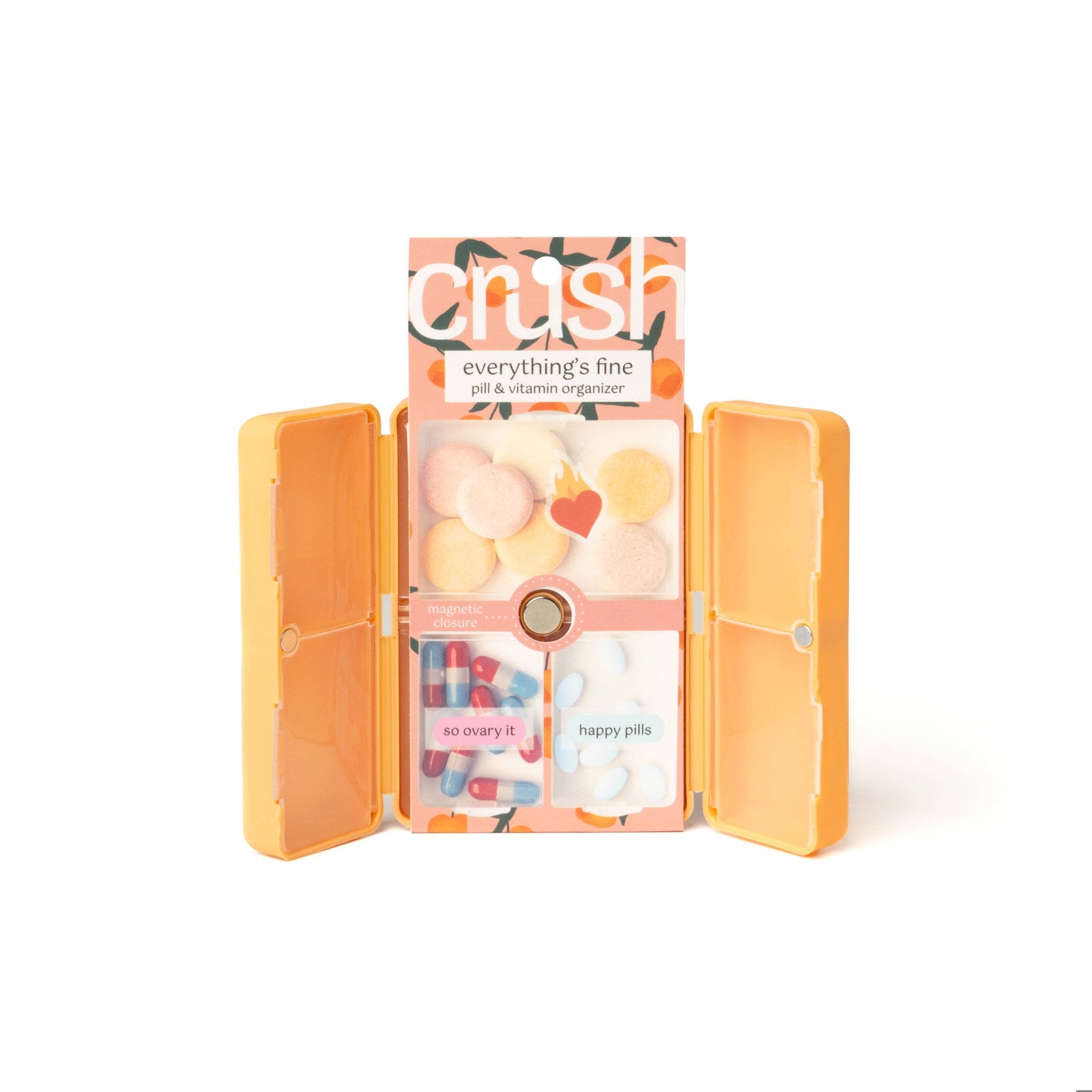 Crush™ Everything’s Fine Pill & Vitamin Case