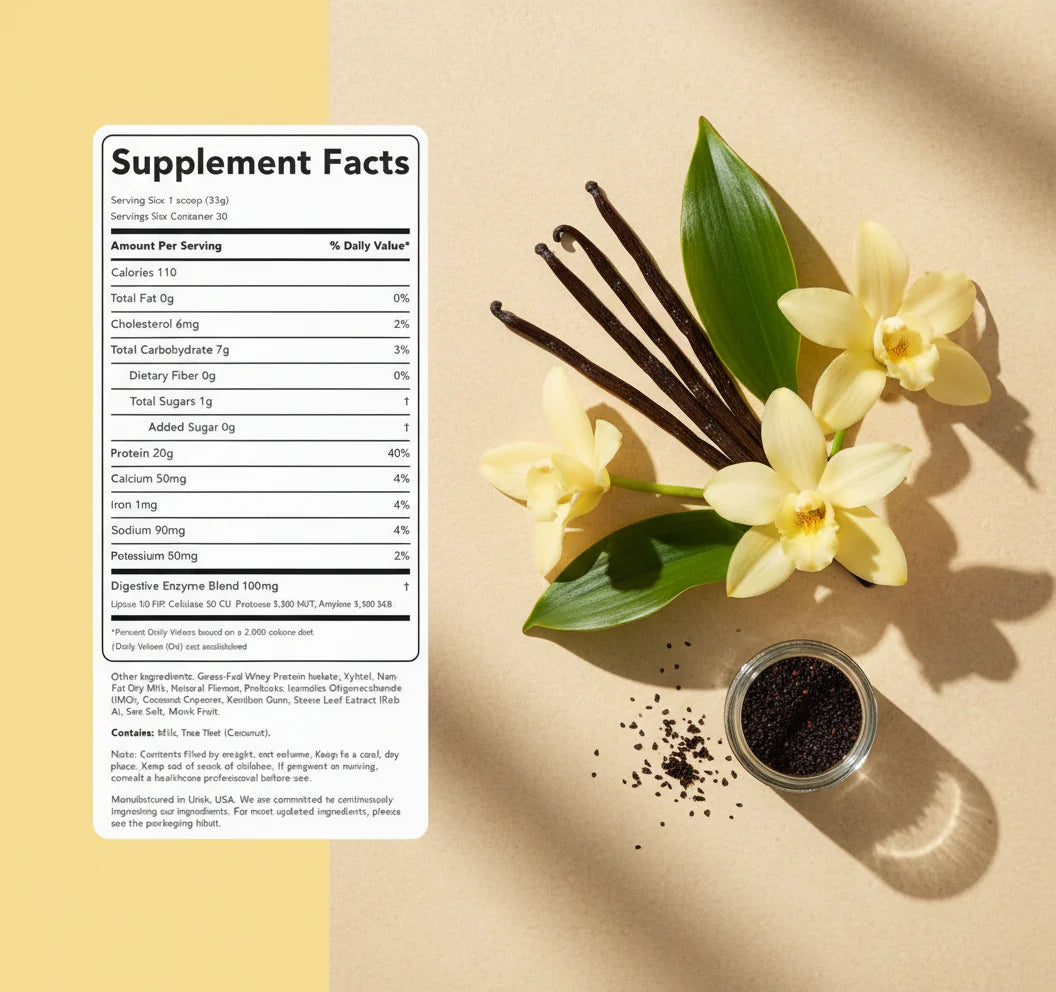 Clean Simple Eats Whey Protein Powder Simply Vanilla 34.9oz (990g) 2Pack!  69.8 oz Total