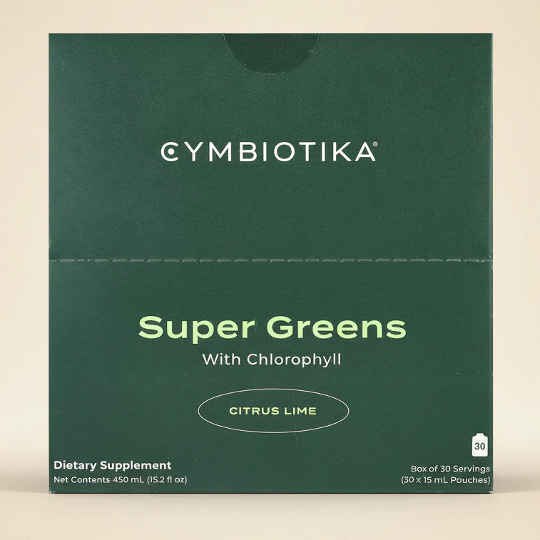 Cymbiotika Super Greens Liquid Pouch Citrus Lime  30-Pack