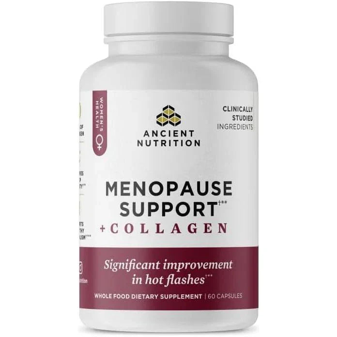 Ancient Nutrition Women's Menopause Support + Multi Collagen (60 Capsules) - Hot Flash Relief