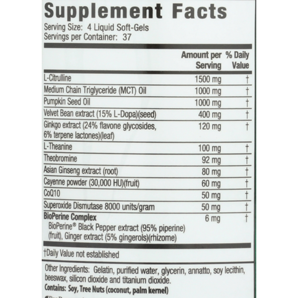 Irwin Naturals Steel-Libido Red Magnum 150 Liquid Soft-gels