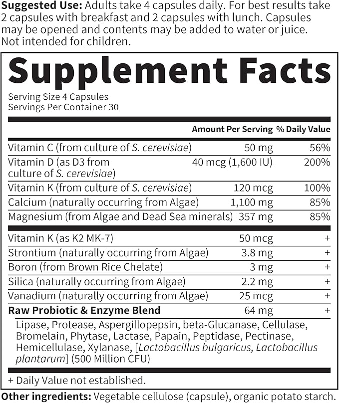 Garden of Life Vitamin Code Raw Calcium Vegetarian  120 Capsules