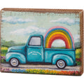 Rainbow After the Storm Farm Block Sign