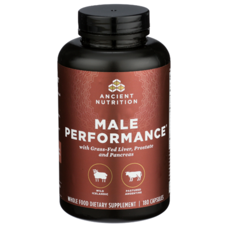 Ancient Nutrition Organ Supplements for Men - 180 Capsules - Grass-Fed and Wild-Roam Organ Complex with Liver, Prostate & Pancreas for Male Performance and Healthy Aging