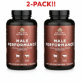 Ancient Nutrition Male Performance 180 Capsules 2-Pack! 360 Total Capsules Grass-Fed Liver, Prostate & Pancreas