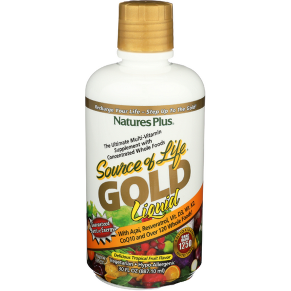 Nature's Plus Source of Life Gold Liquid Tropical Fruit 30 fl oz