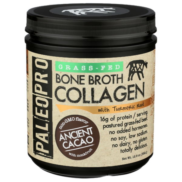 Paleo Pro Ancient Cacao Bone Broth Collagen Protein Powder (12.6 oz) - Paleo & Keto Friendly