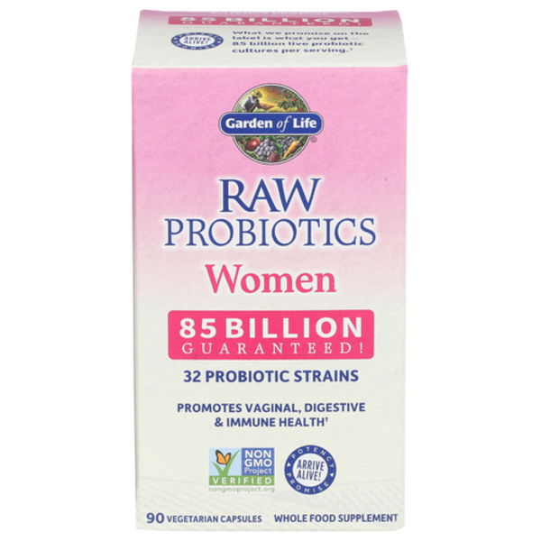 Garden Of Life RAW Probiotics Women 90 Vegetarian Capsules 85 Billion CFU