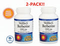 Natural Factors WellBetX Berberine 500mg 2-Pack - Metabolic Health & Cardiovascular Support Bundle - Vegan, Gluten-Free - 120 Vegetarian Capsules (2x60)