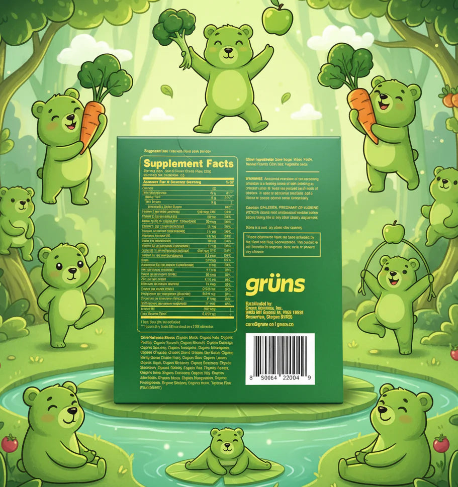 Gruns SuperFoods Greens Gummies 28 Pack 224 Gummies