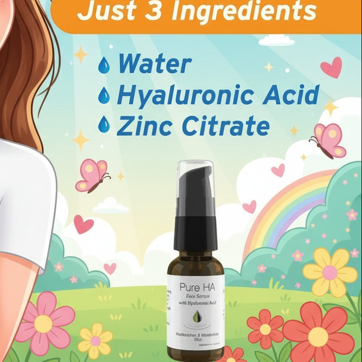 Hyalogic Pure HA Facial Serum unscented 1oz 2Pack! 2 oz Total