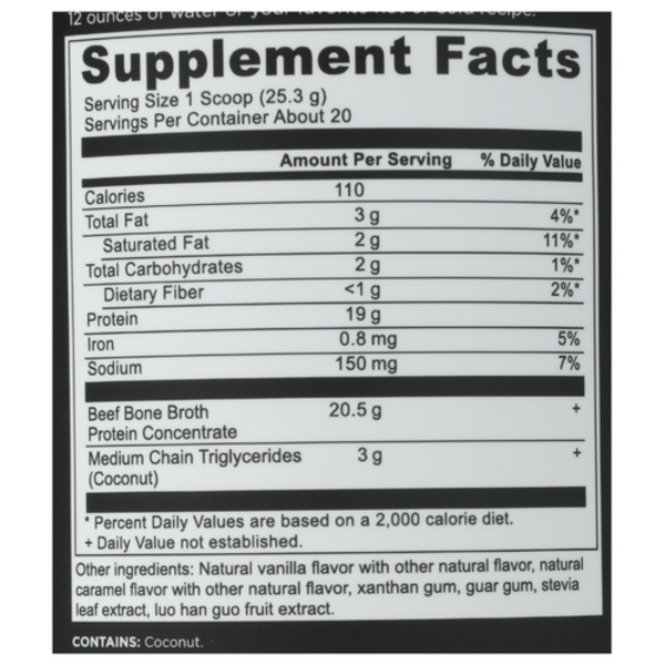 Ancient Nutrition Salted Caramel Bone Broth Protein (2-Pack) | Collagen, Joints & Gut Support | 35.6 Total oz | Value Bundle