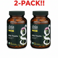 Gaia Herbs Milk Thistle  120 Liquid Phyto-Capsules 2Pack! 240 capsules Total